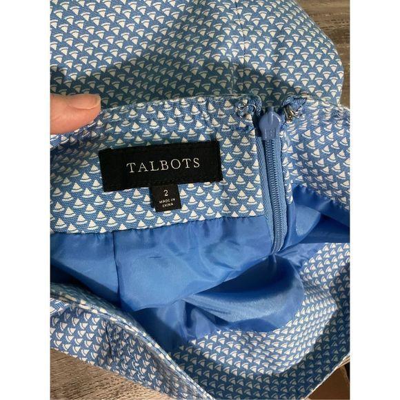 Talbots Skirt Pocket Front Pencil Skirt Size 2 Lined Zip Back ❤️💕 - Picture 11 of 11